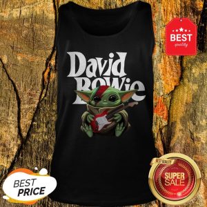 Nice Baby Yoda Hug Guitar David Bowie Star Wars Tank Top