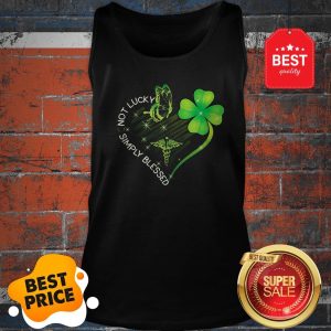Not Lucky Simply Blessed Nurse Heart Shamrock St. Patrick’s Day Tank Top