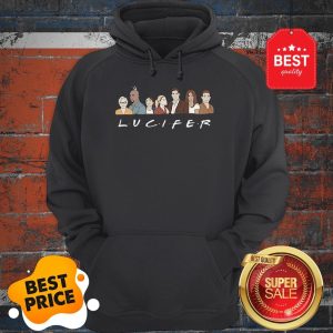 Official Friends Lucifer Characters Cartoon Hoodie