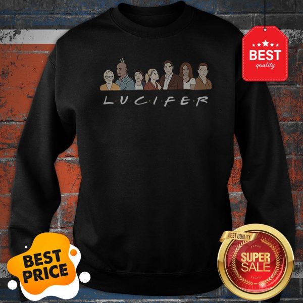 Official Friends Lucifer Characters Cartoon Sweatshirt