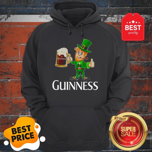 Official Leprechaun Drink Guinness Beer Hoodie