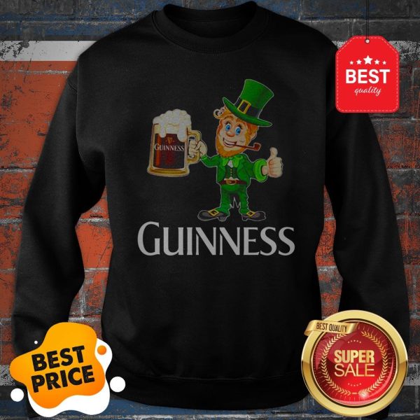 Official Leprechaun Drink Guinness Beer Sweatshirt