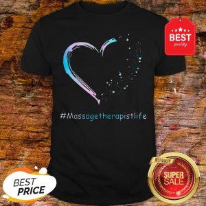 Official Love #Massagetherapistlife Blue Heart Shirt