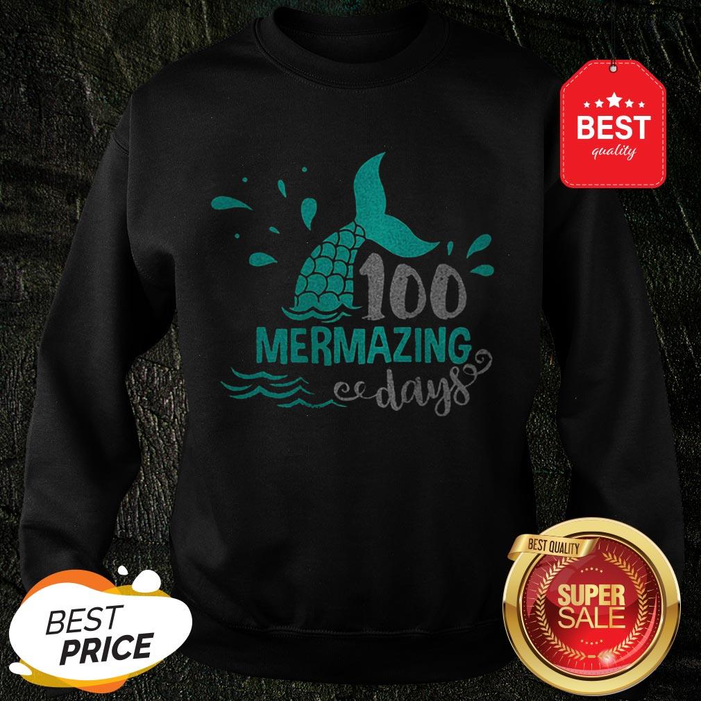 Official Mermaid 100 Mermazing Days Sweatshirt