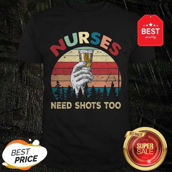 Official Nurses Need Shots Too Vintage Shirt
