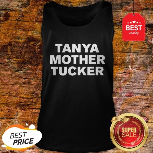 Official Tanya Mother Tucker Sticker Tank Top