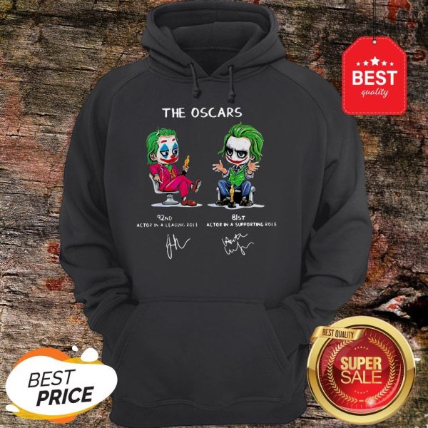 Official The Oscar 92nd Actor In Leading Role 81st Actor In A Supporting Role Hoodie