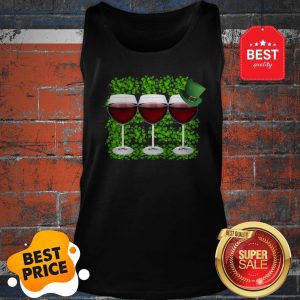 Official Wine Glass Irish Happy St. Patrick’s Day Tank Top