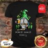Pretty Gnome Drink Beer Drank Drunk St Patrick’s Day Shirt
