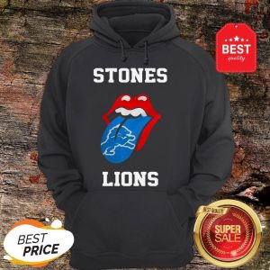 Pretty Rolling Stones Logo Detroit Lions Hoodie