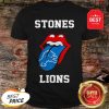 Pretty Rolling Stones Logo Detroit Lions Shirt