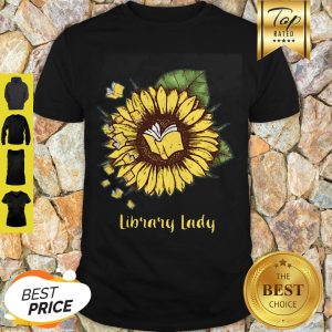 Official Sunflower Book Library Lady Shirt