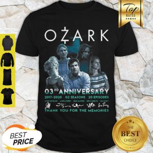 Ozark 03rd Anniversary 2017 2020 02 Seasons 20 ep Signatures Shirt