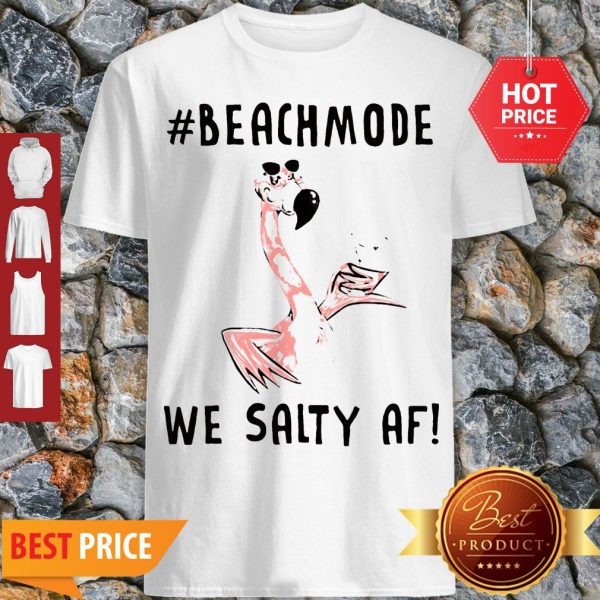 Flamingo Beachmode We Salty AF Shirt