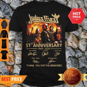 Judas Priest 51st Anniversary 1969-2020 Signatures Shirt