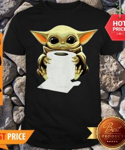 Official Baby Yoda Hug Toilet Paper Shirt - Rules Tee