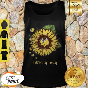 Official Sunflower Book Library Lady Tank Top