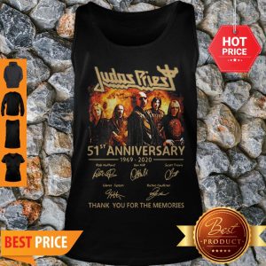 Judas Priest 51st Anniversary 1969-2020 Signatures Tank Top