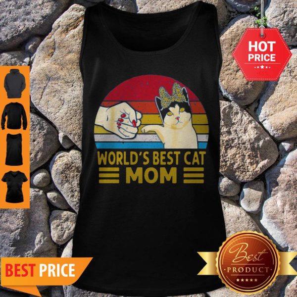 Vintage World’s Best Cat Mom Tank Top