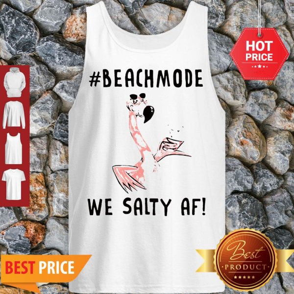 Flamingo Beachmode We Salty AF Tank Top