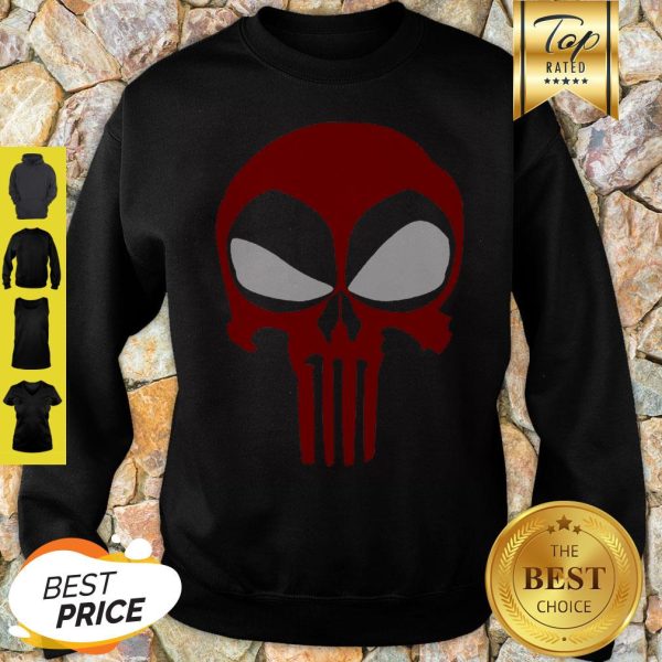 The Punisher And Deadpool Logo Mashup Sweatshirt