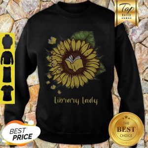 Official Sunflower Book Library Lady Sweatshirt