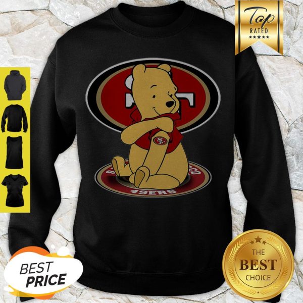 Winnie The Pooh Tattoo San Francisco 49ers Sweatshirt