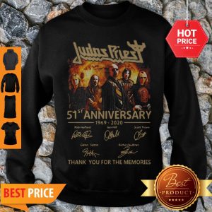 Judas Priest 51st Anniversary 1969-2020 Signatures Sweatshirt