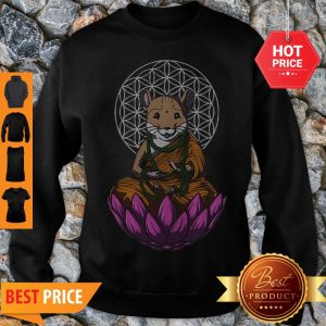 Official Hamster Mashup Buddha Sweatshirt