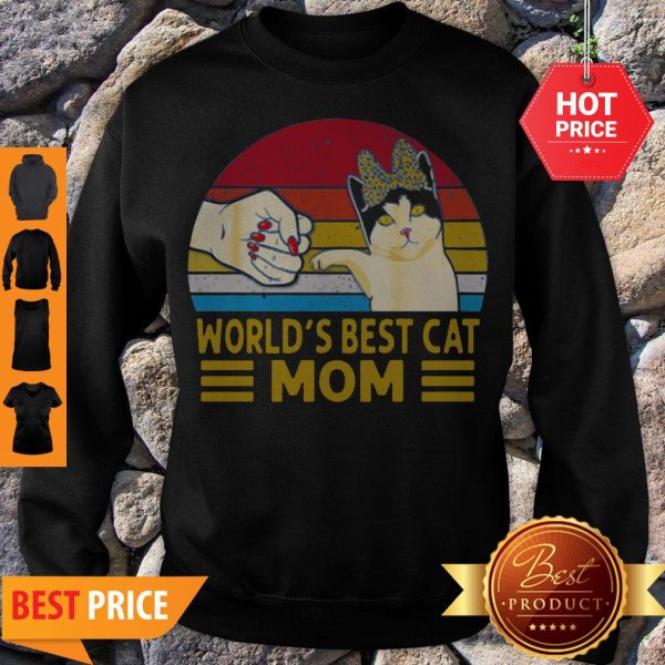 Vintage World’s Best Cat Mom Sweatshirt