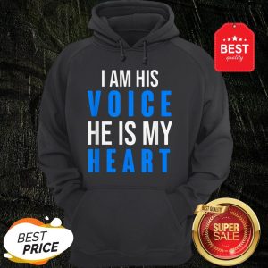 Autism Awareness Tees -I Am His Voice He Is My Heart Hoodie