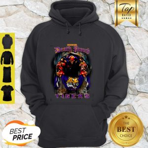 Five Finger Death Punch Holding LSU Tigers Flag Hoodie