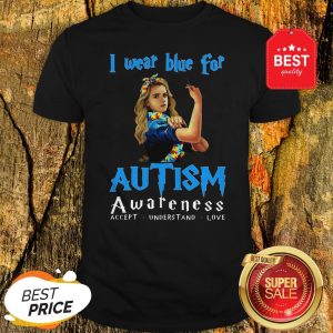 Hermione Granger I Wear Blue For Autism Awareness Harry Potter Shirt