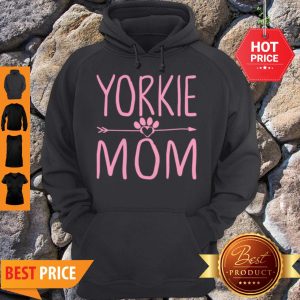Nice Yorkie Mom Funny Dog Lover Mama Mothers Day Gift Hoodie