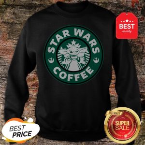 Official Baby Yoda Star Wars Coffee Starbucks Logo Sweatshirt