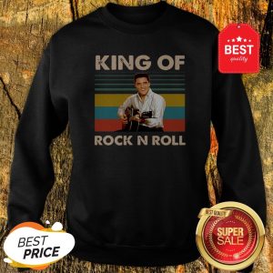 Official Elvis Presley King Of Rock N Roll Vintage Sweatshirt