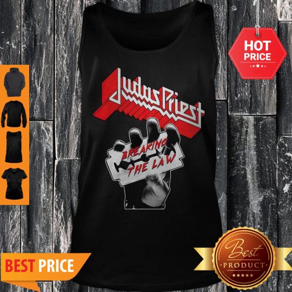 Official Judas Priest Breaking The Law Tank Top