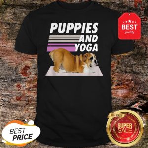 Official Juvenile Dog Puppies And Yoga Shirt