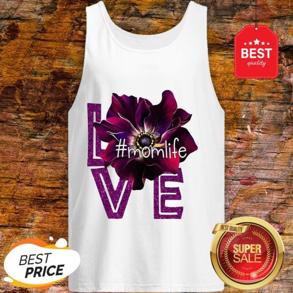 Official Love Momlife Anemone Purple Tank Top