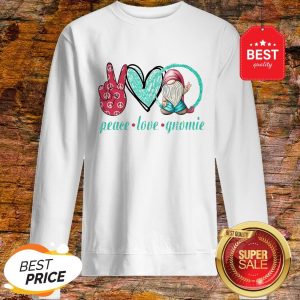 Official Peace Love Gnomie Sweatshirt