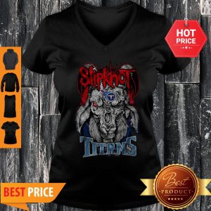 Official Slipknot Goat Tennessee Titans V-neck