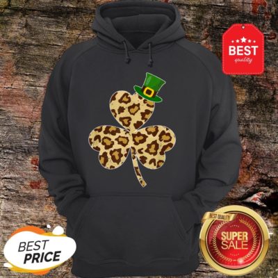 St Patricks Day Costume Leopard Shamrock Lover Gifts Hoodie - Design By Rulestee.com