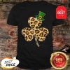 St Patricks Day Costume Leopard Shamrock Lover Gifts T-Shirt - Design By Rulestee.com
