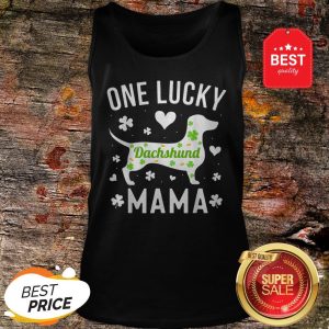 St Patricks Day Dachshund Lucky Mama Mom Dog Tank Top - Design By Rulestee.com