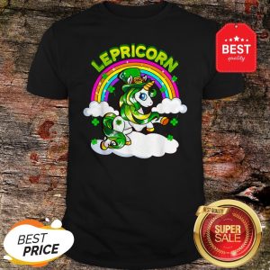 St Patricks Day Girls Unicorn Irish Lepricorn T-Shirt - Design By Rulestee.com