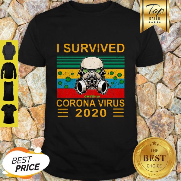 Stormtrooper I Survived Covid-19 Coronavirus 2020 Vintage Shirt - Design By Rulestee.com