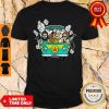 Official Hippie Weed Bus Cheech And Chong Scooby Doo Smoking Shirt