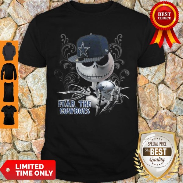 Jack Skellington Fear The Dallas Cowboys Shirt