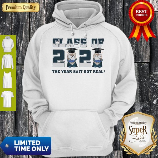 Gnome Class Of 2020 The Years Shit Got Real Hoodie