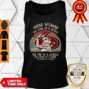 49ers Woman The Soul Of A Witch The Heart Of A Hippie Vintage Tank Top